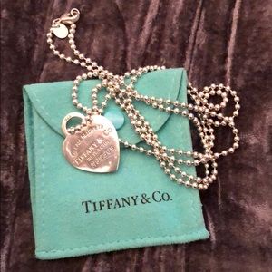 Authentic Tiffany & Co Heart Necklace
